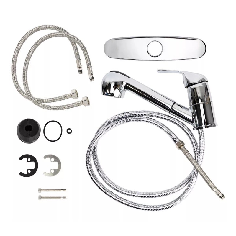 Meer Faucets By Cnx Mezcladora Monomando Con Cuello Extendible Para