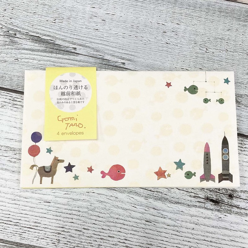 Gakken Staefl Gomi Taro Envelope Watermark Washi Toy CD04582