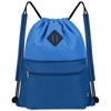 WANDF Drawstring Backpack, Sports Gym Bag with Wet Pocket, Water
