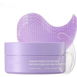 Parches de hidrogel para ojos con péptidos de colágeno y cafeína, mascarilla coreana para el cuidado de la piel para ojeras, hinchazón, arrugas y