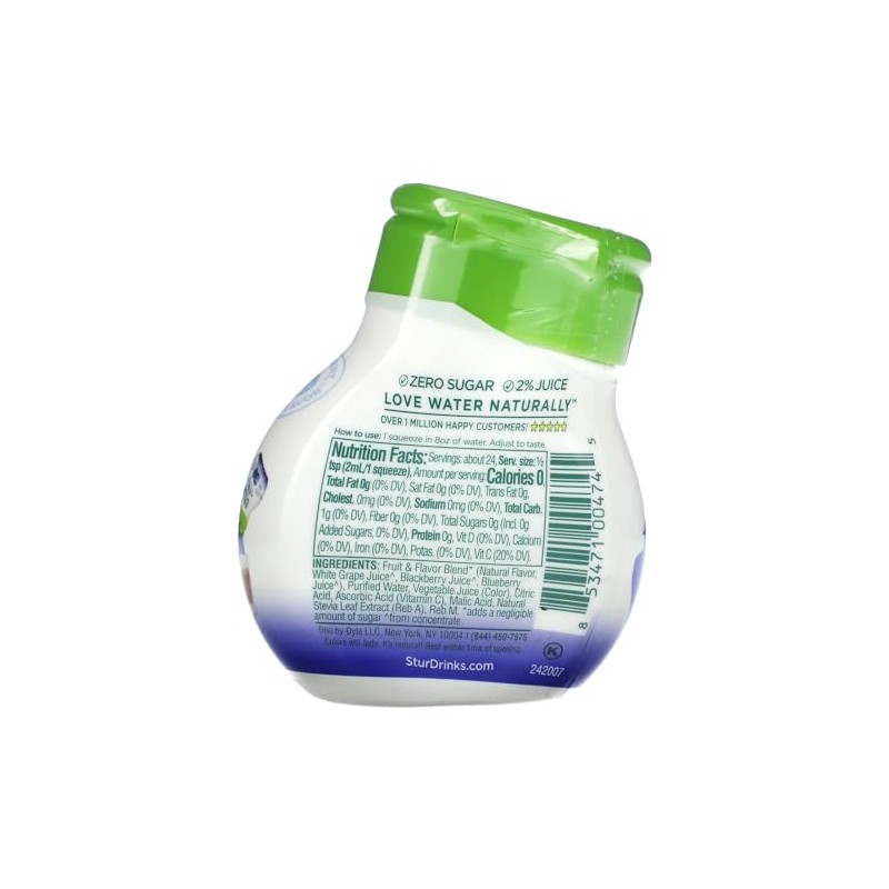 STUR DRINK MIX BLACKBERRY LIQUID ENHANCER