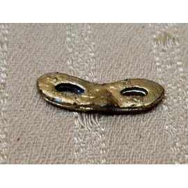 PAINTED METAL MASQUERADE MASK FOR MINIATURE DOLLHOUSE OR ROOMBOX