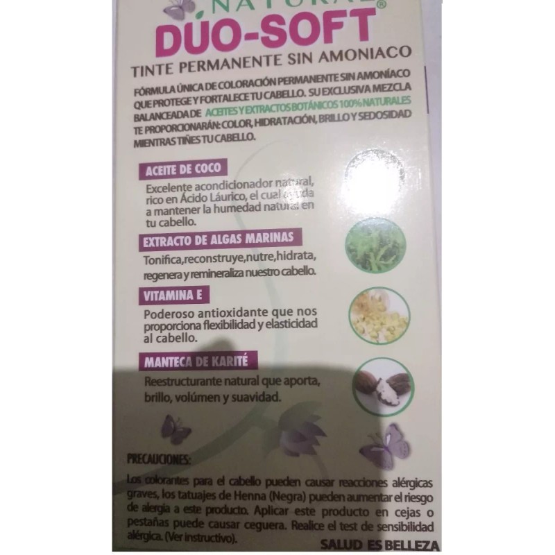 Duo Soft Pack 3 Tintes Naturales Sin Sal Castaño Obscuro