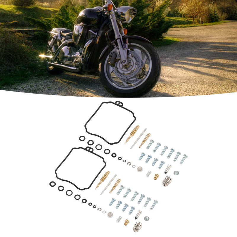 2 Set Motorcycle Carburetor Gaskets Repair Kit Carb Rebuild Set