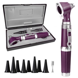 Scian SCIAN Otoscope - Ear Infection Detector Otoscopes and Pocket Ear Scope - Otoscopes with Light Includes Hard Plastic Case - Suitable for Adults, Doctors - Available in Multiple Colors (Purple)