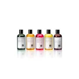 Assorted Bubble Bath Collection (Set of 5) by Nabila K - Forest Experience, Sunshine Zest, Rose Garden, Sweet Surrender, Heart of Provence - Essential Oils with Natural Ingredients - 16 oz