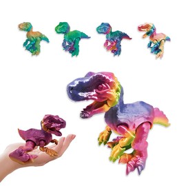 DOSEVENTOY 3D Printed Dragons,6" Colorful 3D Printed Flexible Articulated Dragon Fidget Toys,Cool Stuff Fun Gifts,Home Office Desk Decor,Adults Teens Boy Gifts Easter Basket Stuffers
