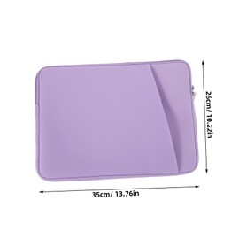 Operitacx Laptop Bag Laptop Protective Case Laptop Accessories Cases For Portable Computer Protective Case For Tablet Computer Laptop Carrier Laptop Handbag Purple Jiaji Cloth, Purple
