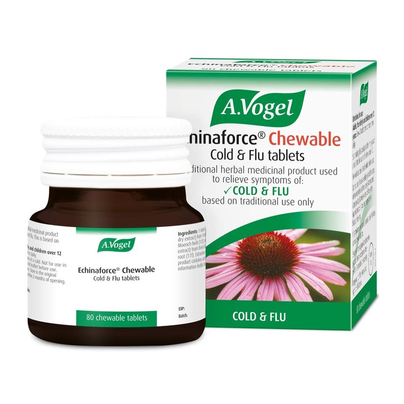 A.Vogel Echinaforce Chewable Cold & Flu Tablets | Relieve Cold
