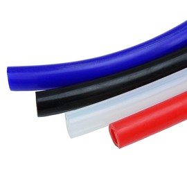 HPS HTSVH95-REDx5 Red 5' Length High Temperature Silicone Vacuum Tubing Hose (40 psi Maxium Pressure, 3/8" ID)