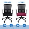 sourcing map Office Chair Cover, 46-54cm Jacquard Stretchable Soft Rotating
