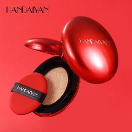 HANDAIYAN Red Cushion Foundation Mask Fit, Full coverage, Weighless, Skin fit, Satin Glow, Korean cushion foundation - Color: 05