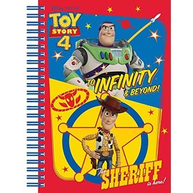 A5 Toy Story 4 Hardback Spiral Bound Lined Pages Notebook for School Gift