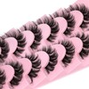 Fyonas Fyonas Lash Clusters Fluffy Eyelash Clusters Extensions Look Multi-layered