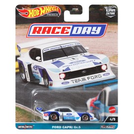 Mattel, Hot Wheels Collector Vehículo de Colección 77 Ford Capri GP5 a Escala 1:64 para niños de 3 años en adelante