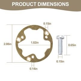 M961854-0070A Fixation Ring Replacement for American Standard Toilet Parts,Toilet Hardware Disk with Screws Compatible with American Standard M952100-0070A Shower Pressure Balancing Unit