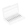 sourcing map 10Pcs 1.2mm Carbide End Mill Engraving Milling Cutter