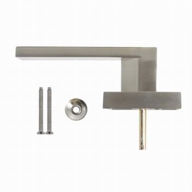 BFTECH BF-01 Door Handles Heavy Duty Dummy Door Lock Levers (Non-Functional) (Satin Nickel)