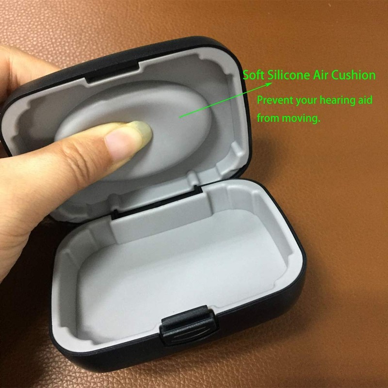 Hearing Aid Case Hard - Portable Protective Storage Case for