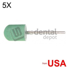 BESQUAL 5X LOT of BESQUAL Mounted HP Rubber Point Large GREEN - for acrilycs and  103931