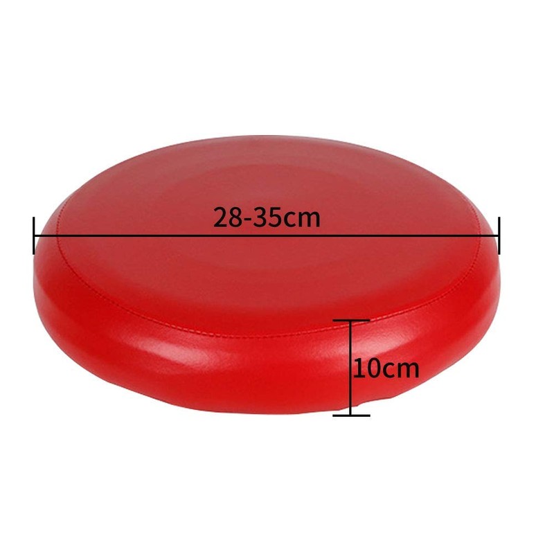 MOVKZACV Stool Covers Round, Water Proof PU Leather Bar Stool