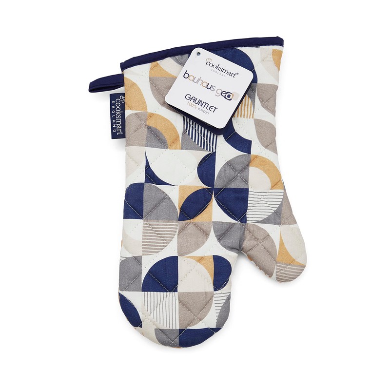 Cooksmart British Designed Oven Gloves | Modern Design Gauntlet Oven