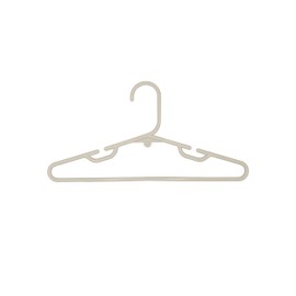 Children's Clothes Hangers, Plastic, Multi-Colour, Multipack Code 9830 (5, 9833-Beige)