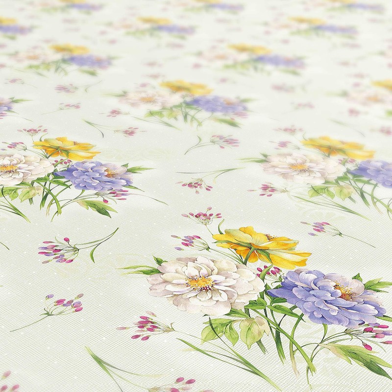 Anro Oilcloth Wax Tablecloth, Washable