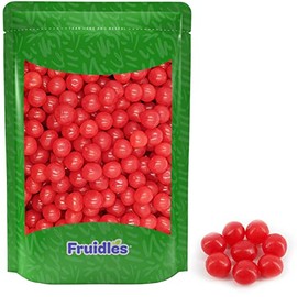 Cherry Sour Ball Candies, Chewy Candy Cherry Sours, Party Favors (Half-Pound)