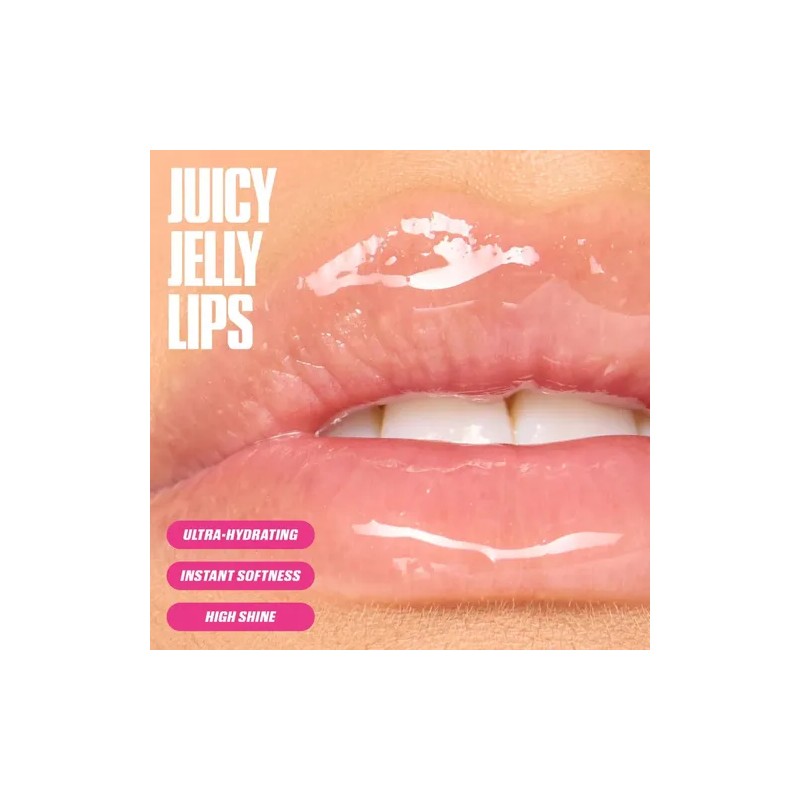 Huda Beauty Jelly Lip Oil Juicy Pink Lady Labial Hidratante