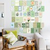 Haoran 50PCS Sage Green Danish Pastel Collage Kit, 4x 6'