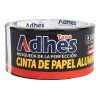 Cinta adhesiva impermeable Adhes A4810HS50 color plateado 10m x 4.8cm