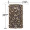Whitehall Products Acanthus Combo Clock, French Bronze