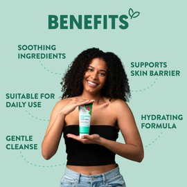 By Nature Hyaluronic Acid + Aloe Vera Facial Cleanser to Hydrate & Brighten Your Skin - Skincare from New Zealand - Premium Face Cleanser - 7oz