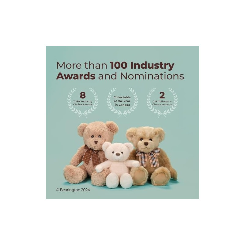 Bearington Morton The Moose Stuffed Animal, 10.5 Inch Plush Moose