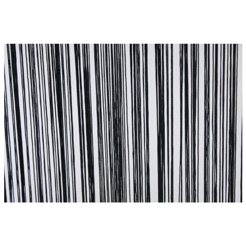 narumikk のれん ポリヒモスクリーン ブラック 150cm丈 19-959