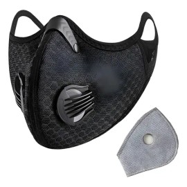 Mascarilla Facial Reutilizable For Adultos Con Válvula De .