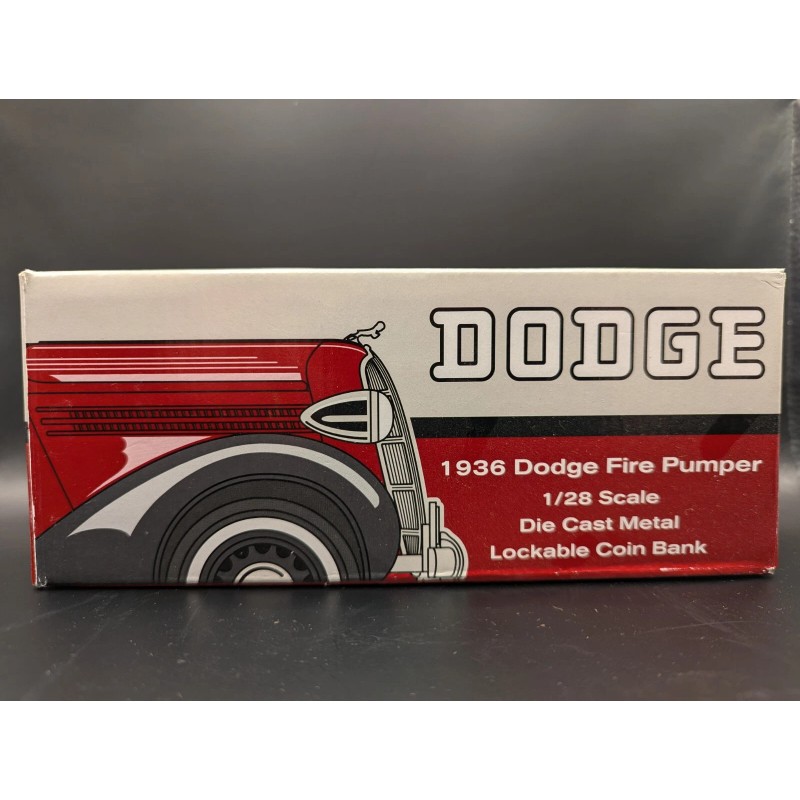 Liberty Classics Diecast 1936 Dodge Fire Pumper Engine #4 Bank