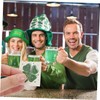 Baluue St Patrick Day Sticker Set Temporary Facial Stickers for