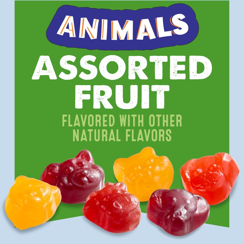 Mott's Fruit Flavored Snacks, Animals Assorted Fruit, Gluten Free Snack,