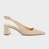 Juliet Holy Womens Pumps Pointed Toe Slip on Slingback Cute