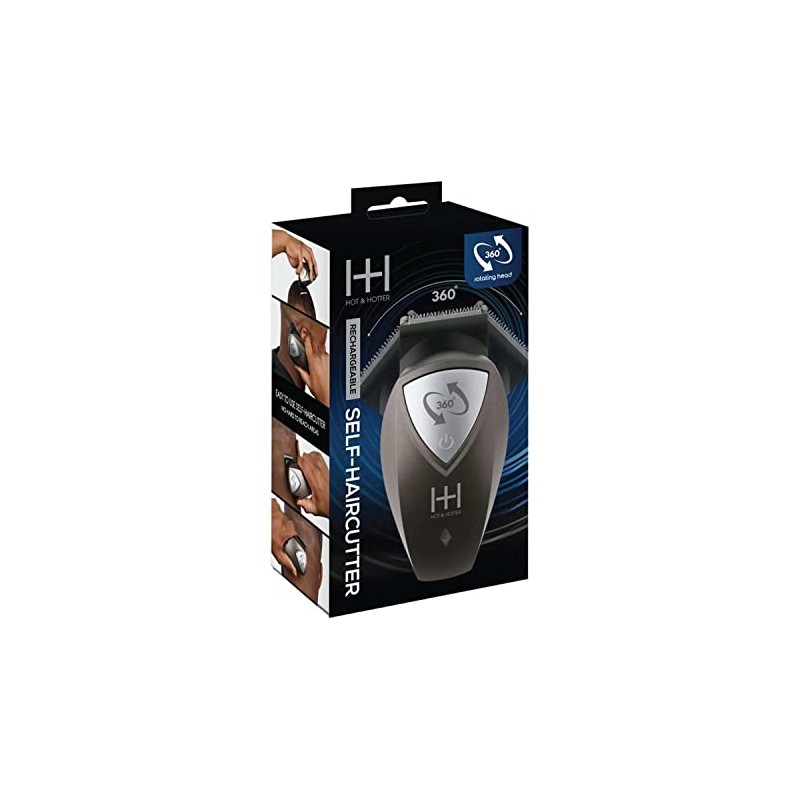 Hot and Hotter Rechargeable Self Hair Cutter 360° Rotating Head