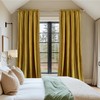 Leeva Luxury Velvet Blackout Curtains- 52x84 Inch Thermal Insulated Room