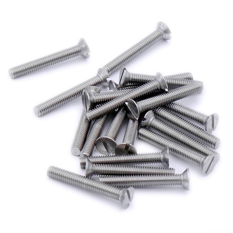 M2 (2mm x 5mm) Slot Countersunk Machine Screw (Bolt) -