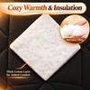 Magnetic Thermal Insulated Door Curtain, Quilted Oxford Fabric Winter Door