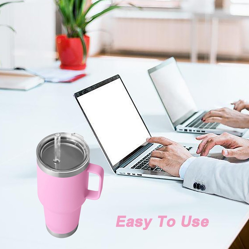 Dasezsdt Straws for YETI 42oz Tumbler, 6pcs Transparent Tritan Reusable
