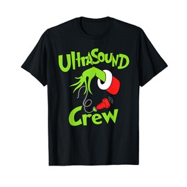 Ultrasound Crew Sonographer Merry Christmas Xmas Pajamas T-Shirt