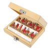 Silverline 251678 8 mm TCT Router Bit Set 12pce 8