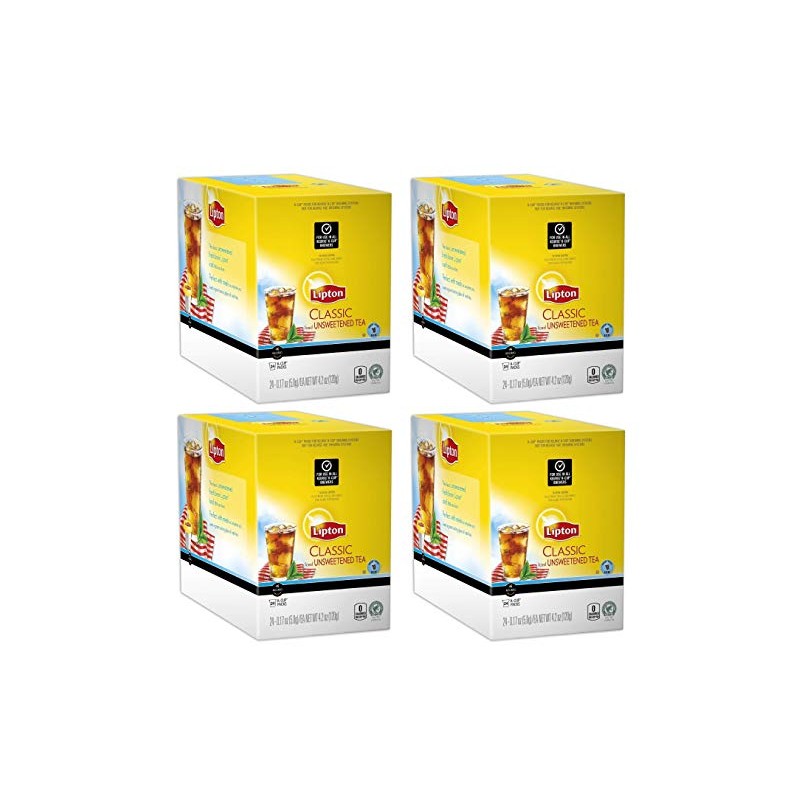 Lipton K-Cup Classic Unsweet Iced Tea, 96 Count