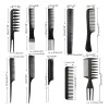 Peine Peluqueria Kit Profesional Barberia Estilista10pc Rosa